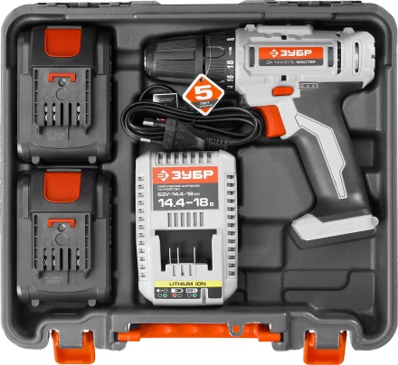 Дрель-шуруповерт 2 АКБ ДА-14.4-2-Ли КНМ1 серия МАСТЕР купить в Нижневартовске