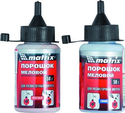 Порошок меловой синий 50 г для разметочных шнуров  MATRIX 84861 купить в Нижневартовске