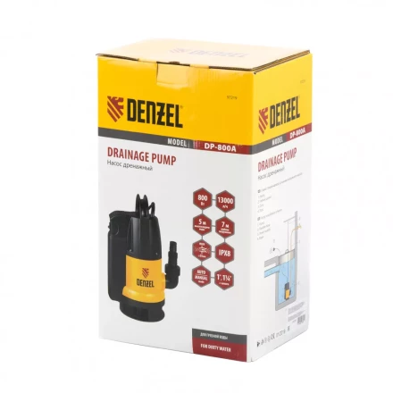 Дренажный насос Denzel DP800A 97219 купить в Нижневартовске