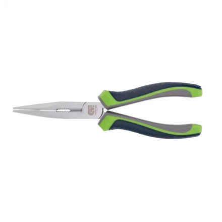 Длинногубцы прямые Сибртех 200 мм трехкомпонентные рукоятки 17115 купить в Нижневартовске