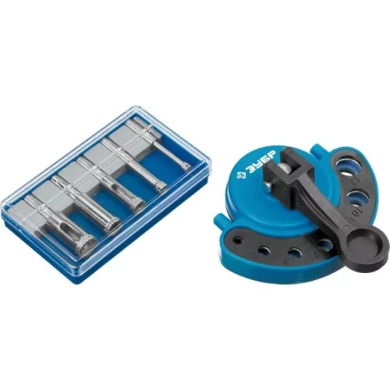 Набор ЗУБР "ПРОФЕССИОНАЛ": Алмазные трубчатые сверла по керамике с кондуктором, гальваника, зерно 60, d=4/6/8/10/12мм, 6шт 29851-H6 купить в Нижневартовске