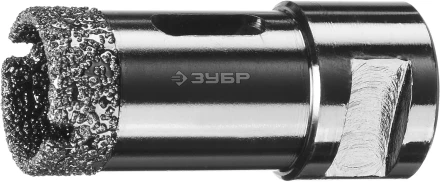 Алмазная коронка ЗУБР "ПРОФЕССИОНАЛ" универсальная для УШМ, сухое сверление, алмазы на вакуумной пайке,  посадка М14, d=25мм 29865-25 купить в Нижневартовске
