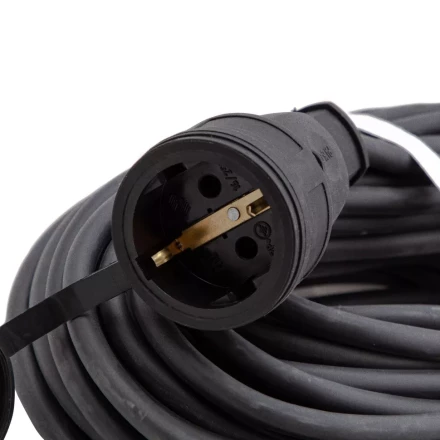 Удлинитель силовой 20 м, 16 А, тип УХз16, КГ 3 x 2.5 мм, 1 розетка, Россия Сибртех 95896 купить в Нижневартовске