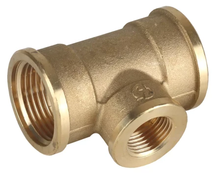Тройник GENERAL FITTINGS переходной, латунь, г/г/г, 1"-1/2"-1" 51061-1-1/2-1 купить в Нижневартовске