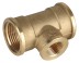 Тройник GENERAL FITTINGS переходной, латунь, г/г/г, 1&quot;-1/2&quot;-1&quot; 51061-1-1/2-1 купить в Нижневартовске