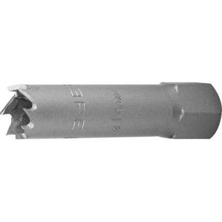 Коронка ЗУБР "ЭКСПЕРТ" биметаллическая, быстрорежущая сталь, глубина сверления до 38мм, d-14мм 29531-014_z01 купить в Нижневартовске