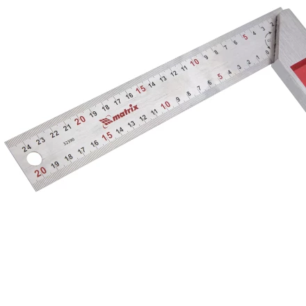 Угольник стальной Matrix, 250 мм, градуировка 32390 купить в Нижневартовске