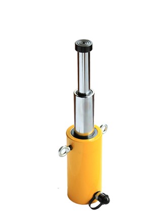 Домкрат гидравлический телескопический TOR HHYG-10435D (ДТ10Г435) 10 т (3 уровня) 1004681 купить в Нижневартовске