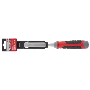 Долото-стамеска 18 мм 60 CrV трехкомпонентная обрезиненная рукоятка MATRIX 24753 купить в Нижневартовске