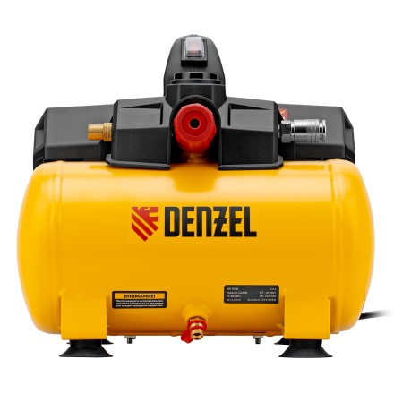 Компрессор Denzel DLS750/6 58019 безмасляный малошумный 750 Вт, 140 л/мин,ресивер 6 л купить в Нижневартовске