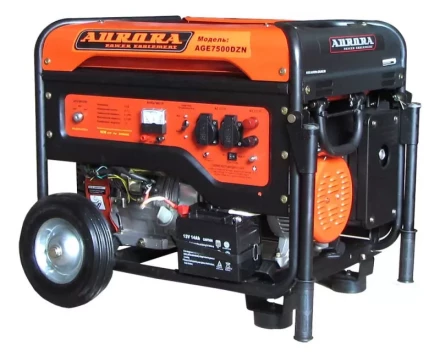 Бензогенератор Aurora AGE 7500 DZN с блоком автоматики купить в Нижневартовске