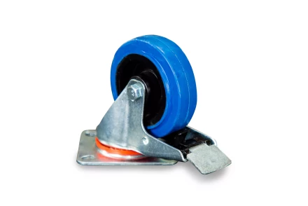 Колесо поворотное резина SRCLb 42 100 мм с тормозом (F) 1024395 купить в Нижневартовске