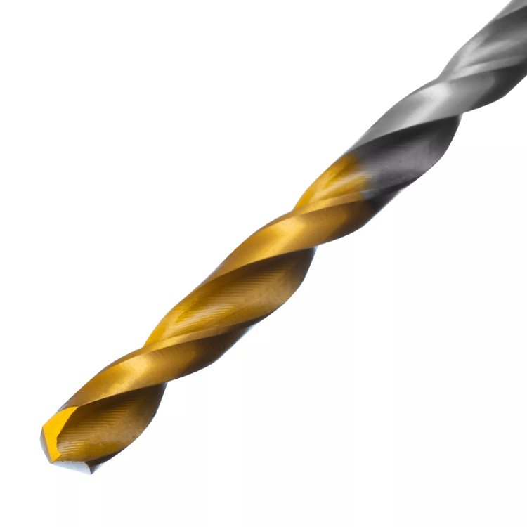 Сверло спиральное по металлу 4,2 х 119 мм, Р6М5, Golden Tip, удлиненное Denzel 718251 купить в Нижневартовске