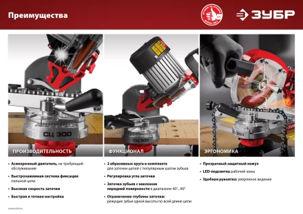 Станок заточной для пильных цепей СЦ-300 серия МАСТЕР купить в Нижневартовске