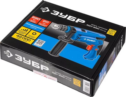 Дрель ударная ЗДУ-680 ЭРМ2 серия ПРОФЕССИОНАЛ купить в Нижневартовске