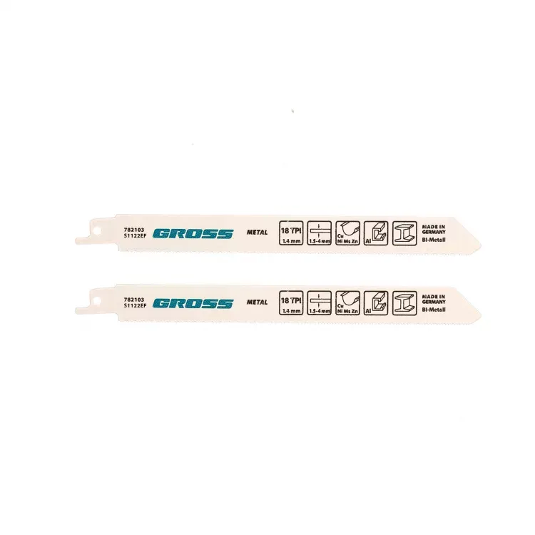 Полотна по металлу для сабельной пилы 4402 - S1122EF 180 x 14 мм 2 шт Gross 782103 купить в Нижневартовске