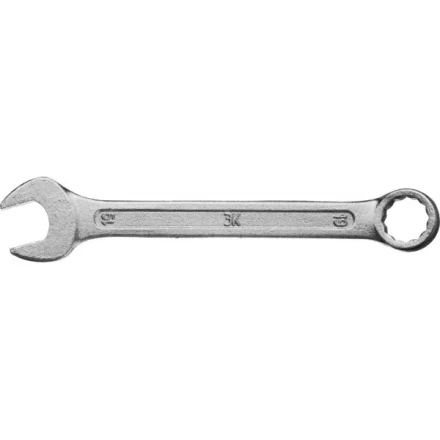 Ключ комбинированный гаечный ЗУБР "СТАНДАРТ", оцинкованный, 19мм 27112-19 купить в Нижневартовске