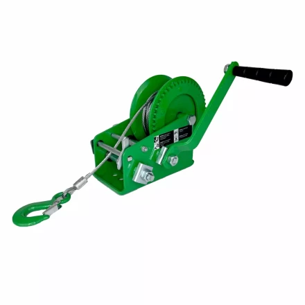 Лебедка ручная барабанная HITCH HW 1350 1350 кг канат 10 м (SZ073170) купить в Нижневартовске