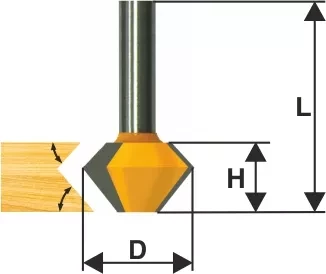 Фреза кром конусная ф381х222мм 45° хв 12мм 10641 купить в Нижневартовске