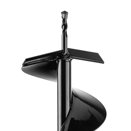 Шнек для грунта E-150, диаметр 150 мм, длина 800 мм,соединение 20 мм, несъемный нож Denzel 56023 купить в Нижневартовске