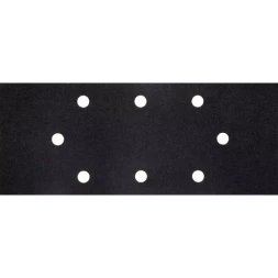 Лист шлиф. универсал. URAGAN &quot;Оптимален для мягких пород дерева&quot; 8 отверстий по линии, для ПШМ, P180, 93х230мм, 10шт 907-22102-180-10