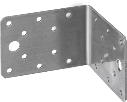 ЗУБР НКУ-2.0, 65 x 90 x 90 x 2 мм, нержавеющий крепежный уголок, Профессионал (310526-65) купить в Нижневартовске