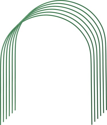 Дуги для парника GRINDA, покрытие ПВХ, 3,0м, 6шт 422309-100-120 купить в Нижневартовске