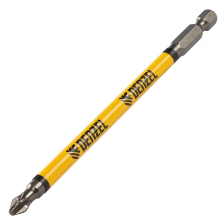 Бита PH2х127, сталь S2, цилиндр., 5шт. Е 6,3 Denzel 11646 купить в Нижневартовске