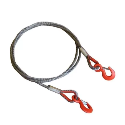 Буксир канатный TOR БТК 37,0 т 8,0 м опрессовка канат 28 мм (петля-петля) 1048759 купить в Нижневартовске