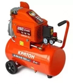 Компрессор масляный поршневой прямой привод Кратон AC-260-24-DD 3 01 01 033 купить в Нижневартовске