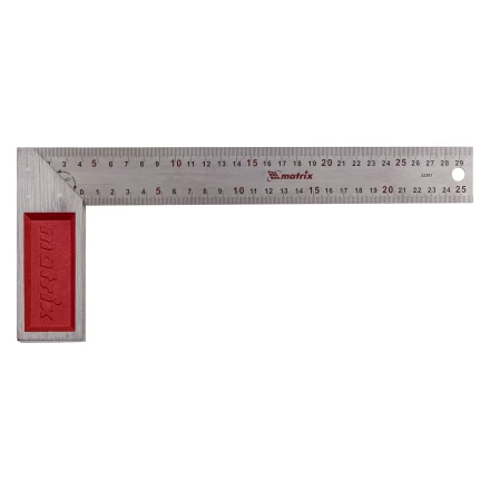 Угольник стальной Matrix, 300 мм, градуировка, 32391 купить в Нижневартовске