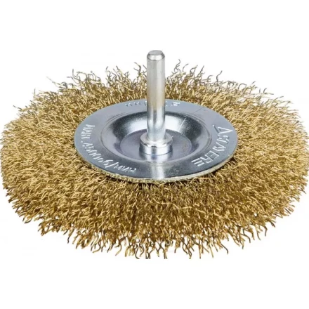 STAYER "PROFESSIONAL". Щетка дисковая для дрели, витая латунированная стальная проволока 0,3мм, 75мм 35114-075_z01 купить в Нижневартовске
