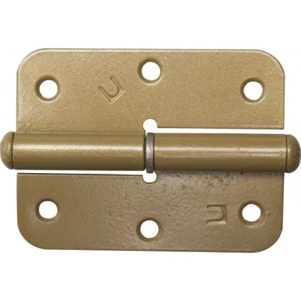 Петля накладная стальная "ПН-85", цвет золотой металлик, правая, 85мм 37643-85R купить в Нижневартовске