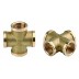 Крестовина GENERAL FITTINGS латунь, г/г/г/г, 3/4&quot; 51049-3/4 купить в Нижневартовске