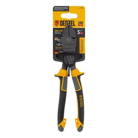Бокорезы 200 мм Denzel 17784, усиленные, трехкомпонентные рукоятки купить в Нижневартовске