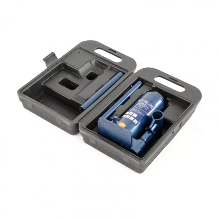 Домкрат гидравлический бутылочный 4 т h подъема 194–372 мм в пластиковом кейсе  STELS 51123 купить в Нижневартовске