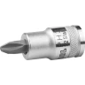 Торцовая бита-головка KRAFTOOL "INDUSTRIE QUALITAT", материал S2, PHILLIPS, сатинированная, 1/2", PH3 27901-3_z01 купить в Нижневартовске