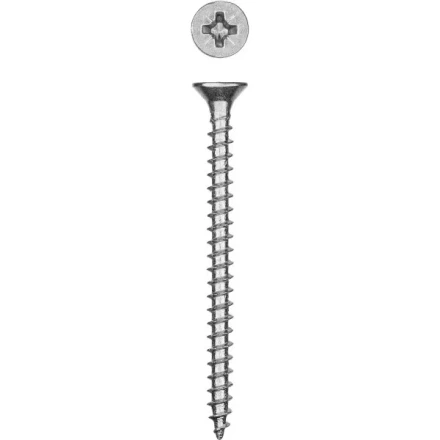 Саморезы СУ-Б универсальные, 50 x 4.0 мм, 4 000 шт, белый цинк, ЗУБР 300370-40-050 купить в Нижневартовске