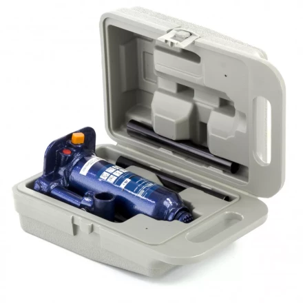 Домкрат гидравлический бутылочный 4 т h подъема 188-363 мм в пластиковом кейсе Stels 51174 купить в Нижневартовске