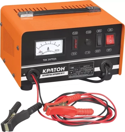 Зарядное устройство для аккумулятора Кратон ВС-9 (220В 100W 12V) 3 06 01 004 купить в Нижневартовске