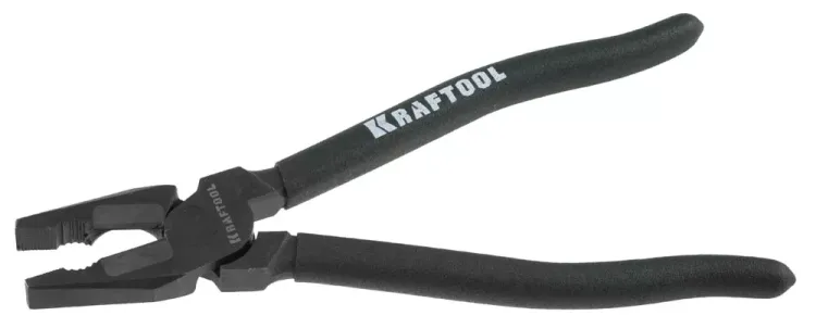 Плоскогубцы KRAFTOOL "KarbMax" комбинированные, с твердосплавными вставками, покрытие оксидированное с полировкой, 220мм 22018-1-22 купить в Нижневартовске