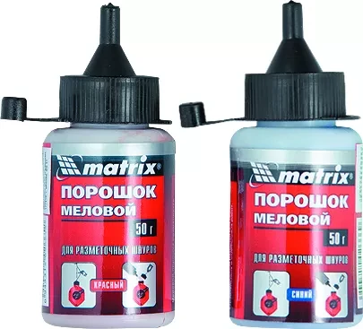 Порошок  меловой синий 115 г для разметочных шнуров  MATRIX 84860 купить в Нижневартовске