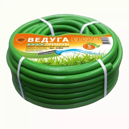 Шланг 3/4 х 25м ВЕДУГА Премиум зелёный 45962 купить в Нижневартовске