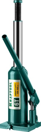 Домкрат гидравлический бутылочный &quot;Kraft-Lift&quot;, сварной, 6т, 220-435мм, KRAFTOOL 43462-6 43462-6_z01 купить в Нижневартовске