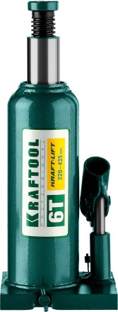Домкрат гидравлический бутылочный &quot;Kraft-Lift&quot;, сварной, 6т, 220-435мм, KRAFTOOL 43462-6 43462-6_z01 купить в Нижневартовске