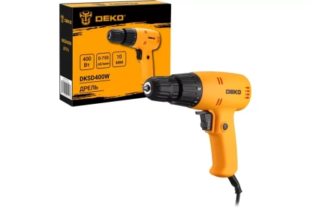 Дрель-шуруповерт сетевой DEKO DKSD400W, 063-4086 купить в Нижневартовске