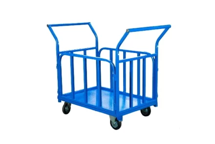 Тележка платформенная TOR ТП-Б (700х1200) с бортами и двумя ручками (колеса 160 мм) 1046339 купить в Нижневартовске