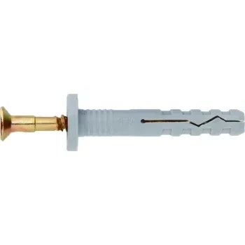 Дюбель-гвоздь СИБРТЕХ полипропиленовый с цилиндрическим бортиком 6х80 мм 100 шт 42146 купить в Нижневартовске