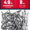 ЗУБР 4.0 x 8 мм, 50 шт, алюминиевые заклепки, Профессионал (313106-40-08) купить в Нижневартовске