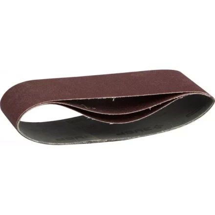 Лента шлифовальная бесконечная ЗУБР "МАСТЕР" на тканевой основе, для ЛШМ, P100, 75х457мм, 3шт 35541-100 купить в Нижневартовске